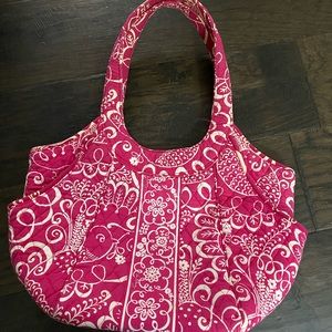 Vera Bradley pink handbag purse satchel tote bag